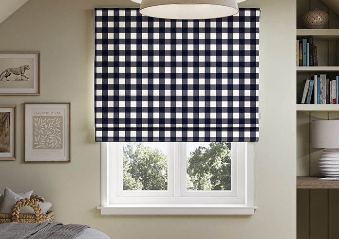 Gingham, Hudds - Twist&Fit Roman Blind - Image 3